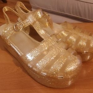Jelly Shoe Platform Sandals